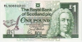 Royal Bank Of Scotland Plc 1 And 5 Pounds 1 Pound,  3.12.1994
